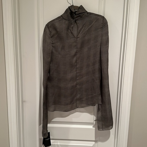 NWT Saint Laurent Sheer Blouse - Picture 11 of 14